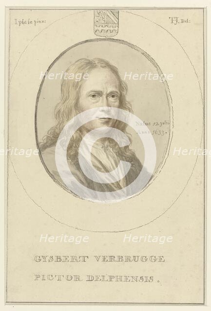 Portrait of Gijsbrecht Andriesz. Verbrugge, 1712-1795. Creator: Tako Hajo Jelgersma.