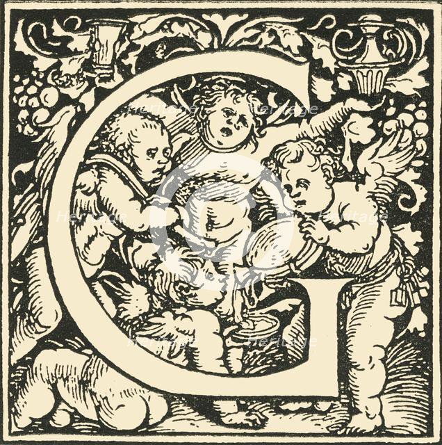 'G - An Alphabet by Hans Weiditz', c1520-1521, (1908).  Creator: Hans Weiditz.