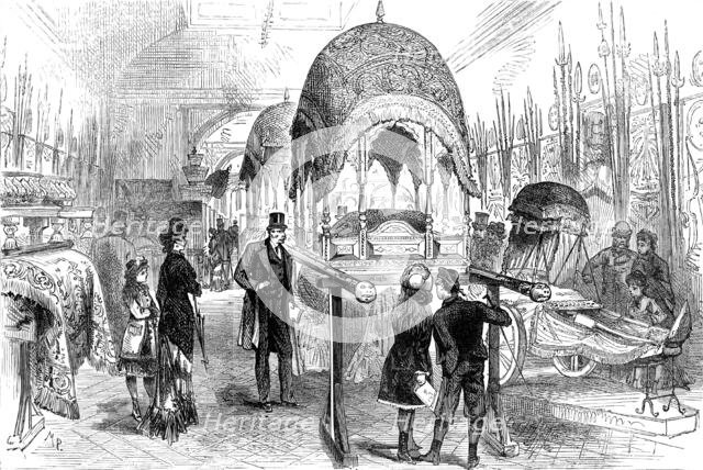 The new Indian Section, South Kensington Museum, 1880. Creator: M. P..