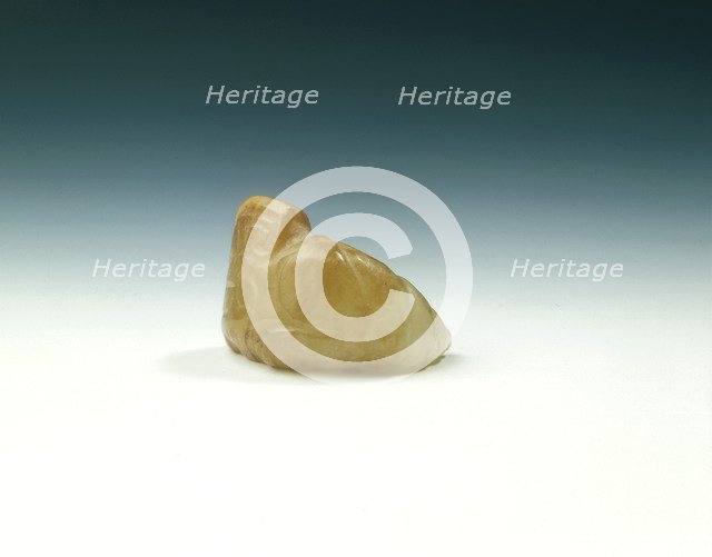 Jade horned dragon, late Shang-early Western Zhou dynasty, China, c12th-9th century BC. Artist: Unknown