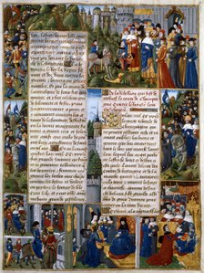 Episodes from the rebellion of Thibaut de Champagne, 15th century. Artist: Unknown