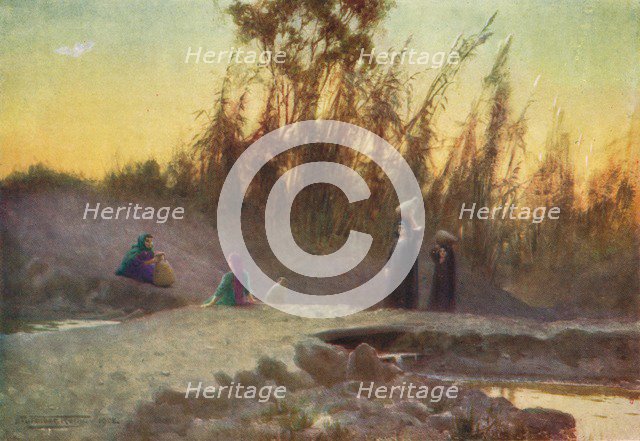 'At the Well', c1880, (1904). Artist: Robert George Talbot Kelly.