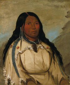 Tow-ée-ka-wet, a Cree Woman, 1832. Creator: George Catlin.