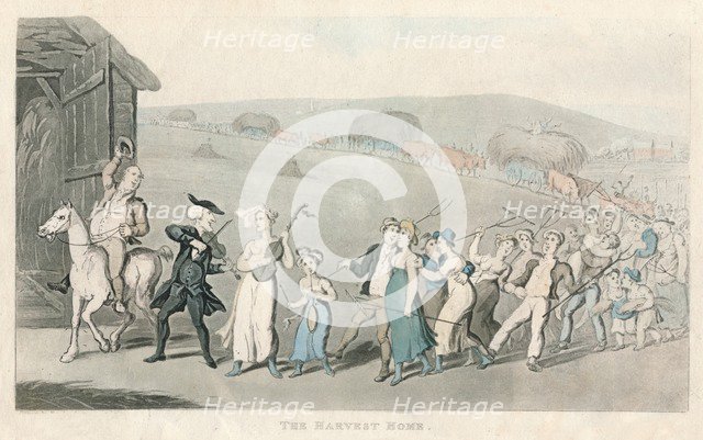 'The Harvest Home', 1820. Artist: Thomas Rowlandson.