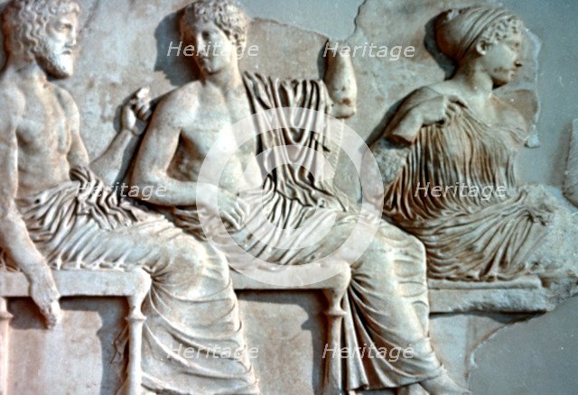 Poseidon, Apollo and Artemis, 447-432 BC. Artist: Unknown