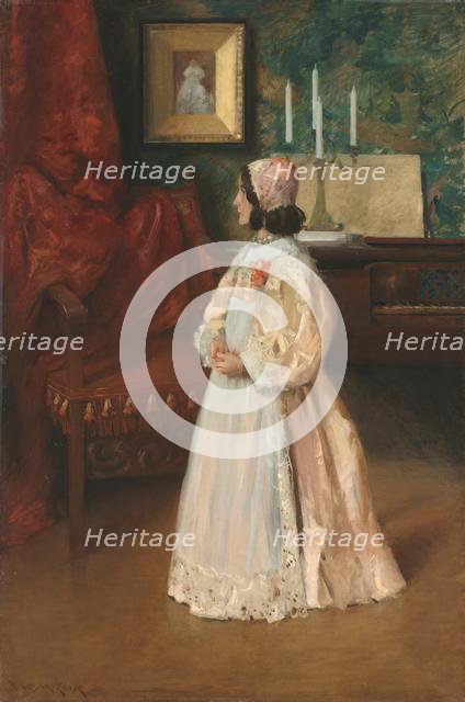 Portrait of My Daughter Alice, c. 1895. Creator: William Merritt Chase (American, 1849-1916).