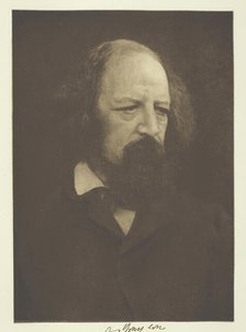 Alfred, Lord Tennyson, 1866, printed c. 1893. Creator: Julia Margaret Cameron.