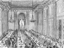 Anniversary Dinner of the Royal Masonic Institution for Boys, 1856.  Creator: Unknown.