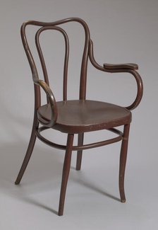 Deacon's chair used by Sixth Mount Zion Baptist Church, ca. 1900. Creator: Jacob and Josef Kohn.