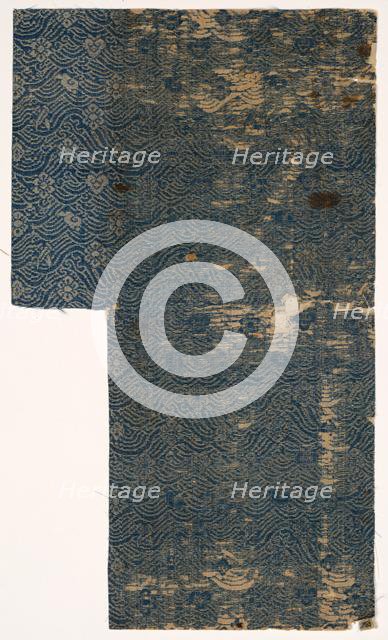 Textile Book Cover, 1800s. Creator: Unknown.