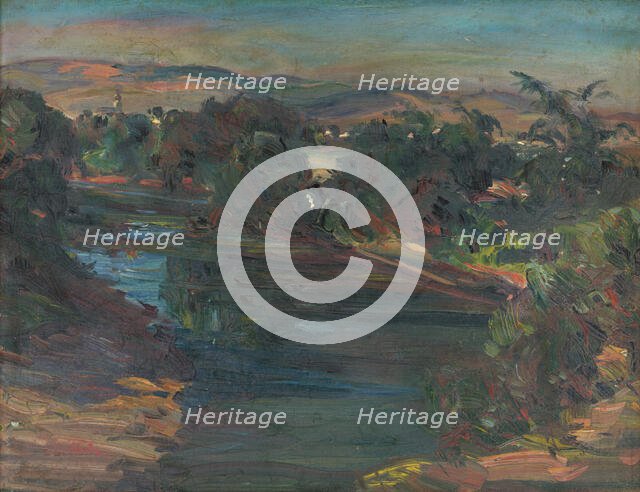 On the Ipel', c1935. Creator: Ludovít Cech.