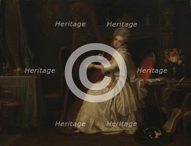 Marianne Dorothy Harland (1759-1785), Later Mrs. William Dalrymple. Creator: Richard Cosway.