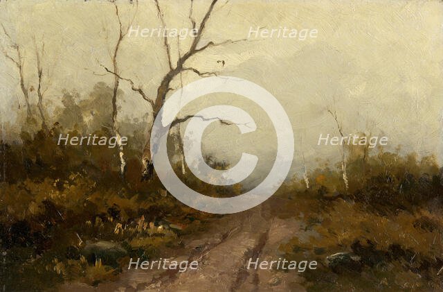 Forest scene, 1890-1900. Creator: Felicián Moczik.