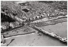 Aerial view of Brighton, Sussex, from a Zeppelin, 1931 (1933). Artist: Unknown