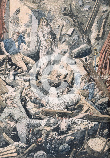 The Horrible Consequences of a Terrible Earthquake in San Francisco, from Petit Journal, 29th April 