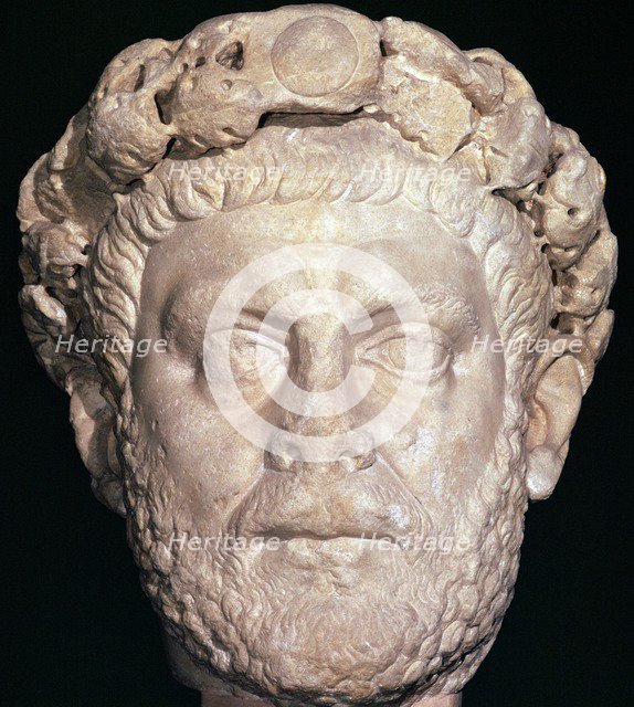 Marble head of Diocletian, 3rd century. Artist: Unknown