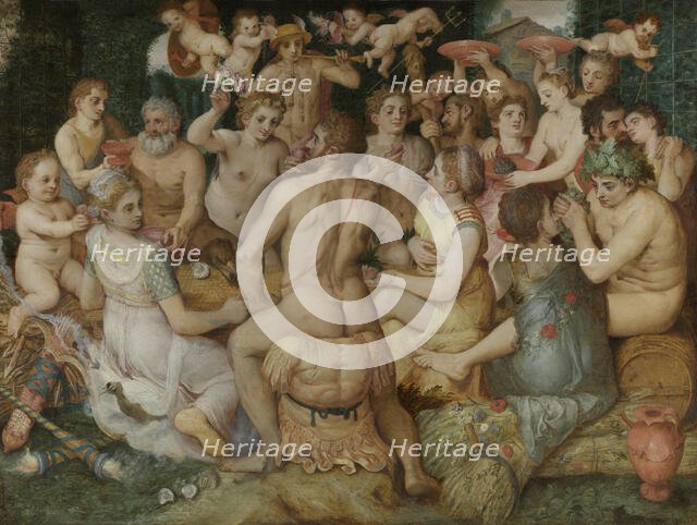 The Wedding of Thetis and Peleus, 1550. Creator: Frans Floris.