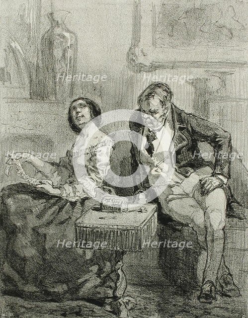 Les Framboisy, 1856. Creator: Félicien Rops.