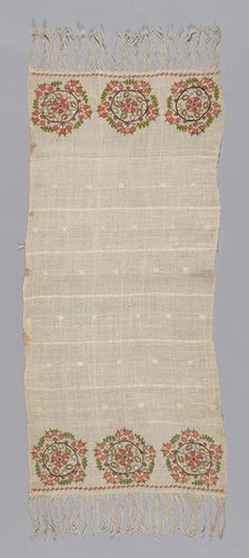 Towel, Turkey, 19th century. Creator: Unknown.