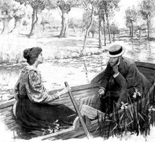 A Question of Conscience: "I wish I had not been so horrid to you at first," she said....", 1898. Creator: Unknown.