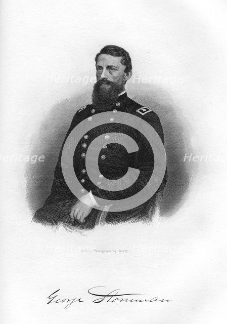 George Stoneman, Union cavalry general, 1862-1867.Artist: Brady