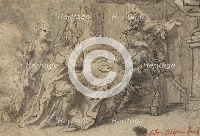 Philomela, Procne, and the Thracian King Tereus. Creator: Abraham Jansz van Diepenbeeck.