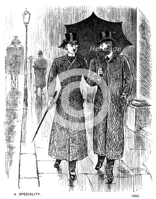 'A Speciality', 1882 (1891).  Artist: George du Maurier