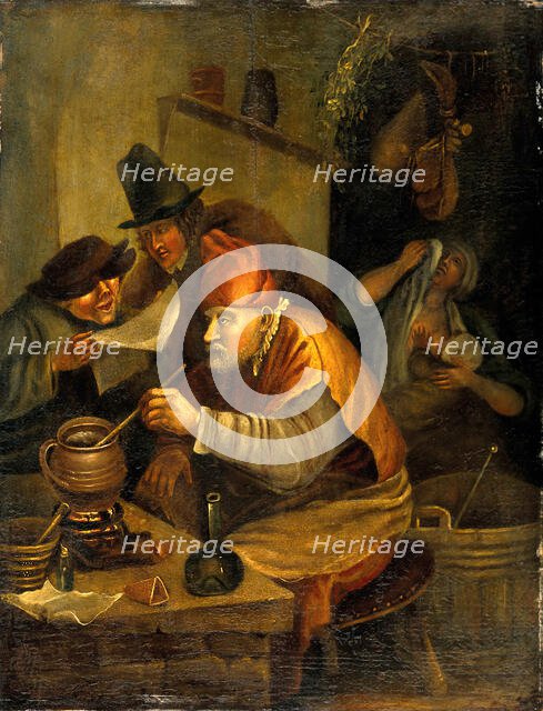 An alchemist, c1670s. Creator: Unknown.