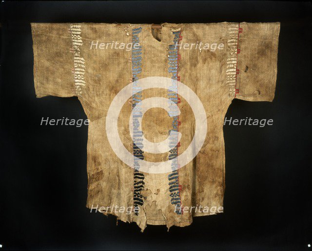 Man's funeral tunic with pseudo-inscription, 11th century. Artist: Unknown.