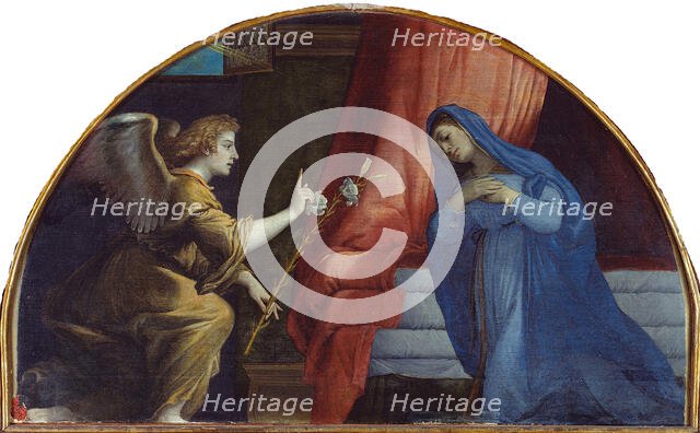 The Annunciation, 1532. Creator: Lotto, Lorenzo (1480-1556).