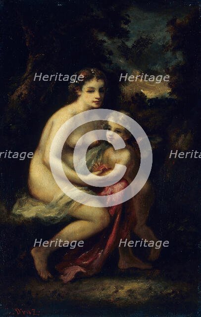 Education of Cupid, c. 1859. Creator: Narcisse Virgile Diaz de la Pena.