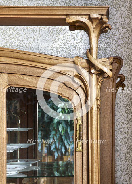 Interior-Hotel van Eetvelds, Av. Palmeston, Brussels, Belgium, (1895), c2014-2017. Artist: Alan John Ainsworth.