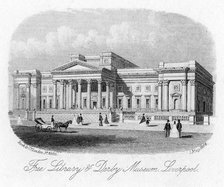 Free Library and Derby Museum, Liverpool, 1 May 1864. Artist: Unknown