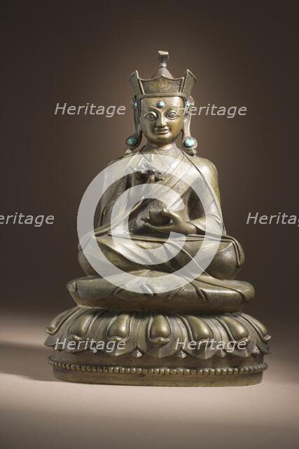 Padmasambhava (Guru Rinpoche, 8th century) (image 1 of 6), 15th-16th century. Creator: Unknown.