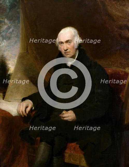 Portrait of James Watt (1736-1819), 1813. Creator: Lawrence, Sir Thomas (1769-1830).