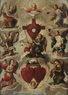 Allegory of the Holy Eucharist, 1750. Creator: Maldonado y Cabrera, Miguel Mateo (1695-1768).