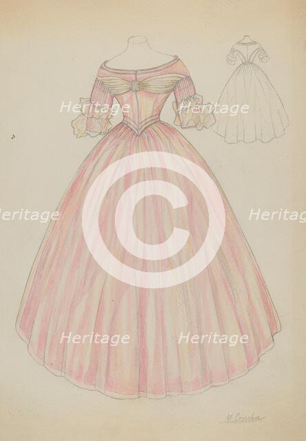 Dress, c. 1936. Creator: Margaret Concha.