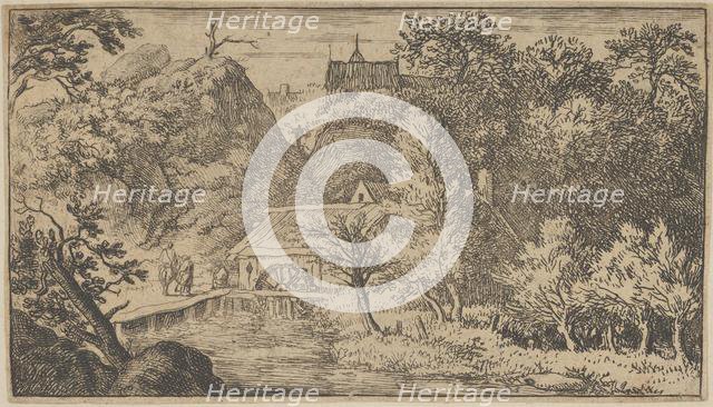 The Watermill at the Foot of the Mountain, 17th century. Creator: Allart van Everdingen.