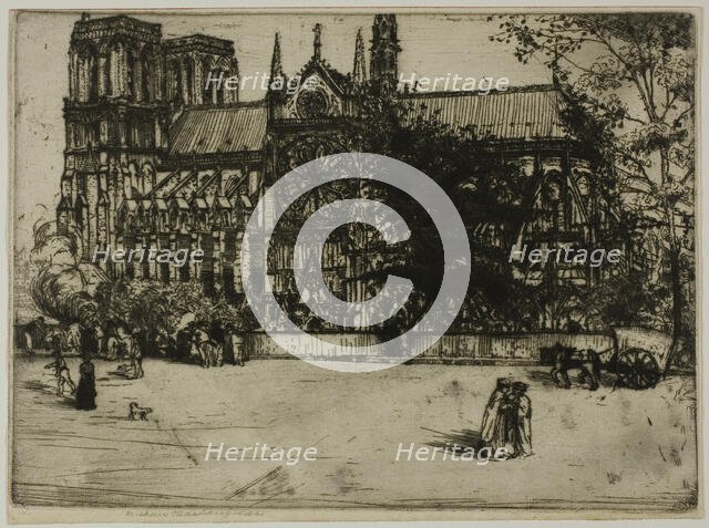 Notre Dame, Paris, 1900. Creator: Donald Shaw MacLaughlan.