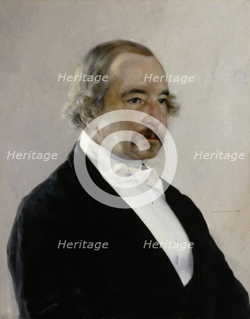 Portrait of Zacharias Topelius, 1880. Creator: Gunnar Berndtson.