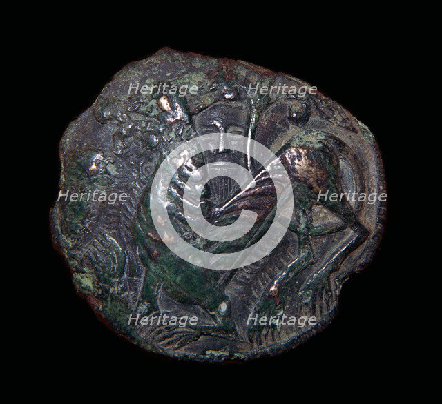 Viking metalwork from a hoard on the Isle of Man. Artist: Unknown