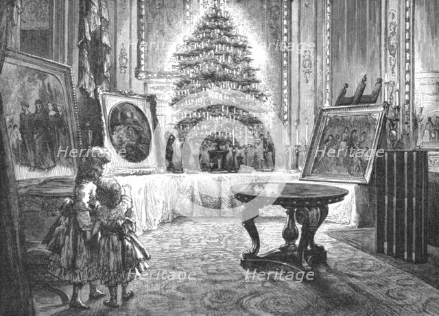 ''Christmas Eve at Windsor Castle --The Queens Christmas Tree; after J. Roberts', 1819. Creator: J. Roberts.