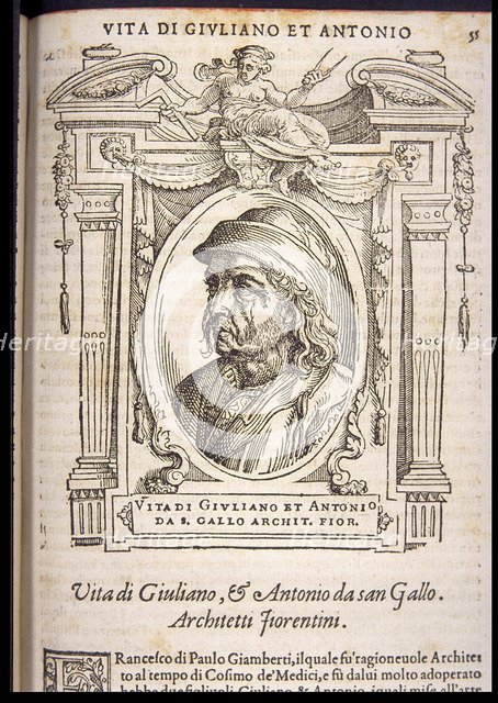 Giuliano da Sangallo, ca 1568.