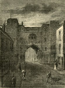 'St. John's Gate, Clerkenwell', c1872. Creator: Unknown.