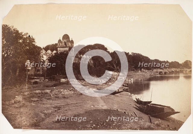 Riverside at Chandanagore?, 1858-61. Creator: Unknown.