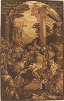 The Raising of Lazarus, 1742. Creator: John Baptist Jackson.