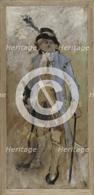 My Late Husband, 1884. Creator: Carl Larsson.