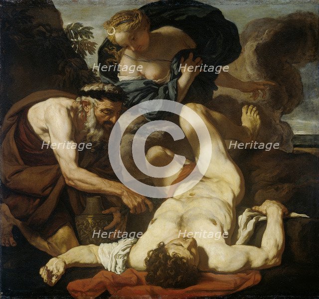 Selene and Endymion (The Death of Orion), 1660s-1670s. Artist: Loth, Johann Karl (1632-1698)