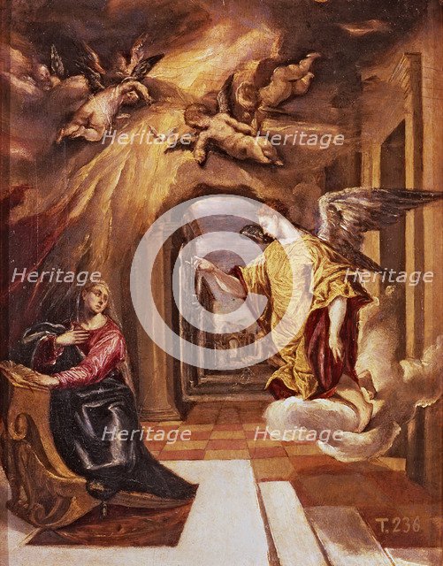 'The Annunciation', by El Greco.