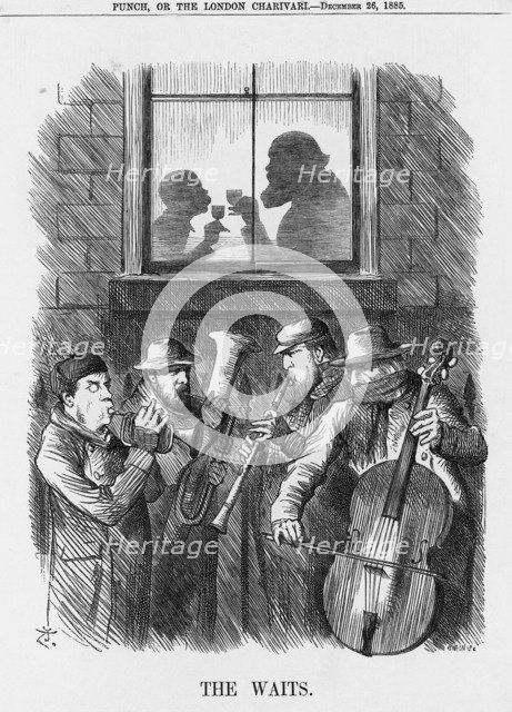 'The Waits', 1885. Creator: Joseph Swain.